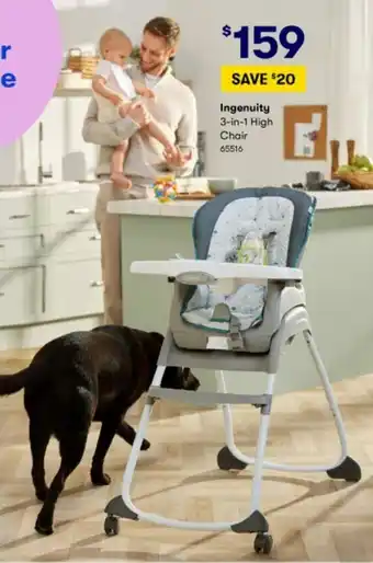 Ingenuity 3-in-1 High Chair
