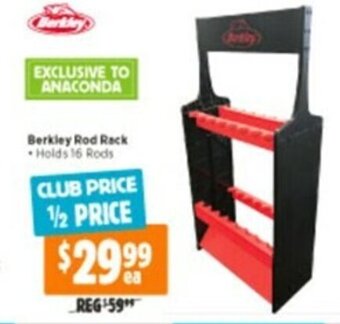 Anaconda Berkley Rod Rack offer