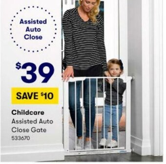 BIG W ChildCare Assisted Auto Close Gate offer