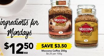 Drakes Moccona Coffee 200g offer