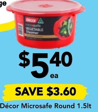 Drakes Décor Microsafe Round 1.5lt offer