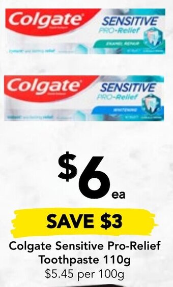 Drakes Colgate Sensitive Pro-Relief Toothpaste 110g offer