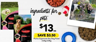 Drakes Purina Supercoat Dry Dog Food 2.6kg-2.8kg offer