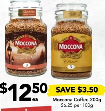 Drakes Moccona Coffee 200g offer