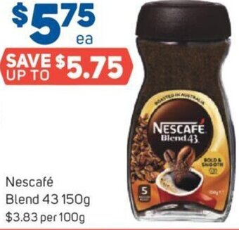Foodland Nescafé Blend 43 150g offer