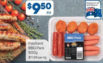 Foodland Foodland BBQ Pack 800g offer