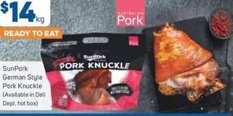 Foodland SunPork German Style Knuckle offer