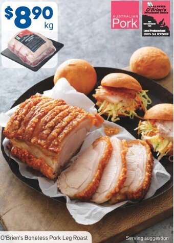 Foodland O'Brien's Boneless Pork Leg Roast offer
