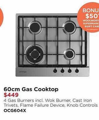 Bing Lee 60cm gas cooktop offer