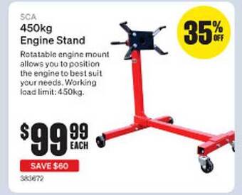 SuperCheap Auto Sca 450kg engine stand offer