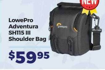 Teds Cameras Lowepro adventura sh115 iii shoulder bag offer