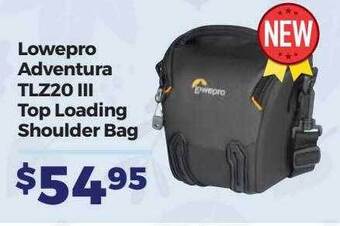 Teds Cameras Lowepro adventura tlz20 iii top loading shoulder bag offer