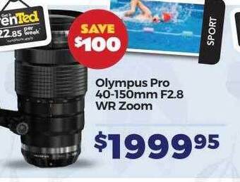 Teds Cameras Olympus pro 40-150mm f2.8 wr zoom offer