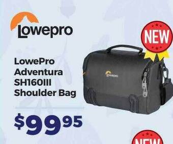 Teds Cameras Lowepro adventura sh160iii shoulder bag offer