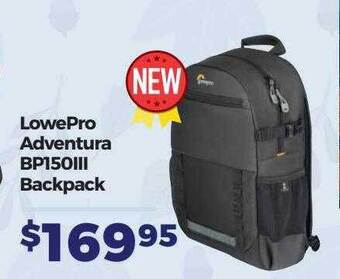 Teds Cameras Lowepro adventura bp150iii backpack offer