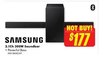 The Good Guys Samsung 2.1 ch 300w soundbar offer