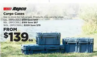 Repco Repco cargo cases offer