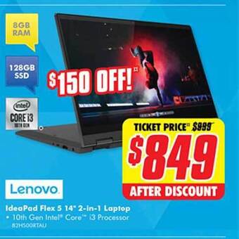 The Good Guys Lenovo ideapad flex 5 14 offer