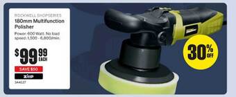 SuperCheap Auto Rockwell shopseries 180mm multifunction polisher offer