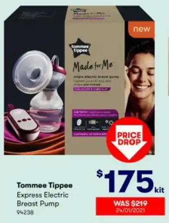BIG W Tommee Tippee Express Electric Breast Pump offer