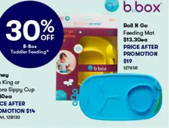 BIG W B-Box Roll N Go Feeding mat offer