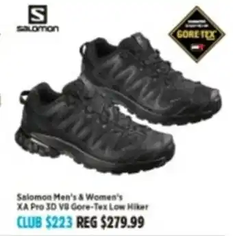 Anaconda Salomon Mne's & Women's XA Pro 3D V8 Gore-Tex Low Hiker offer