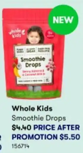 BIG W Whole Kids Smoothie Drops offer