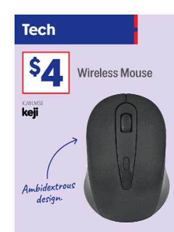 Officeworks Keji wireless mouse offer