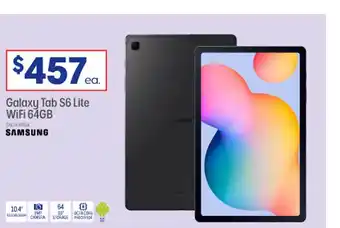 Officeworks Galaxy tab s6 lite wifi 64gb samsung offer