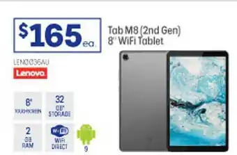 Officeworks Lenovo tab m8 (2nd gen) 8 offer