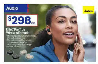 Officeworks Jabra elite 7 pro true wireless earbuds offer