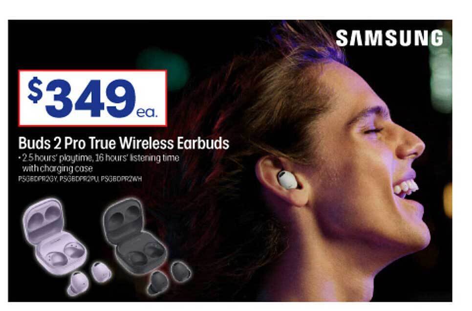 Buds 2 pro true wireless earbuds offer at Officeworks
