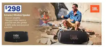 Officeworks Jbl extreme 3 wireless speaker offer