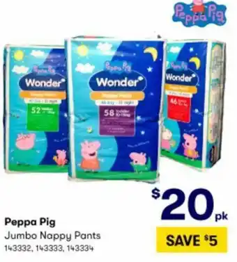 Peppa Pig Jumbo Nappy Pants