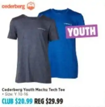 Anaconda Cederberg Youth Machu Tech tee Y, 10-16 offer