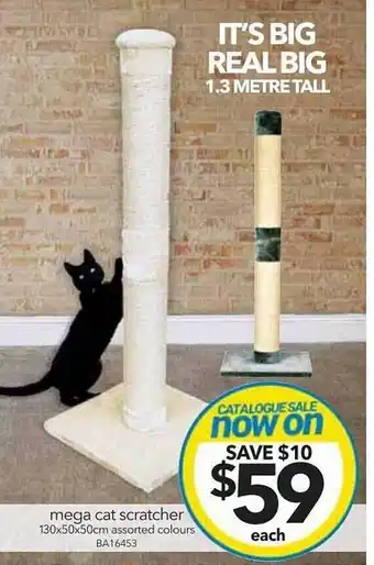 Cheap as Chips Mega cat scratcher offer