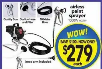 Airless paint spray 1000w