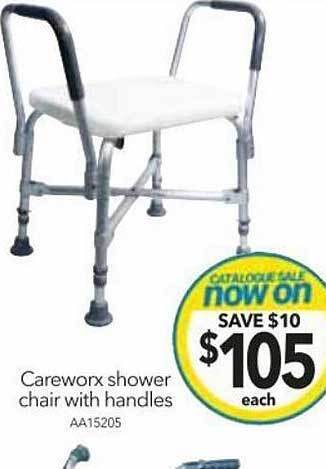 Cheap as Chips Careworx shower chair with handles offer