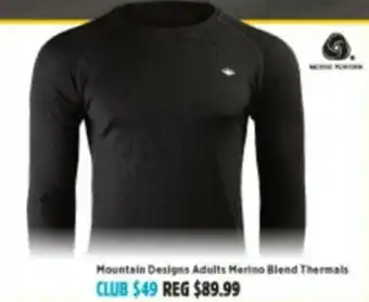 Anaconda Mountain Designs Adults Merino Blend Thermalsl offer