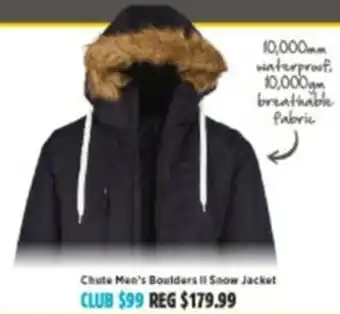 Anaconda Chute Men's Boulders II Snow Jacket offer