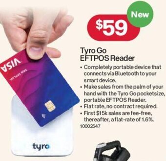 Tyro Go EFTPOS Reader