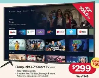 Australia Post Blaupunkt 42" Smart TV offer