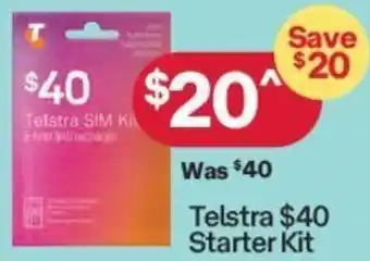 Australia Post Telstra Sim Starter Kit offer