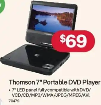 Thomson 7" Portable DVD Player