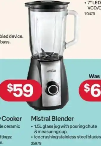 Australia Post Mistral Blender offer