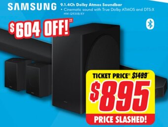 The Good Guys Samsung 9.1.4Ch Dolby Atmos Soundbar offer