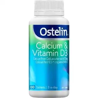 healthylife Ostelin calcium & vitamin d3 130 tablets offer