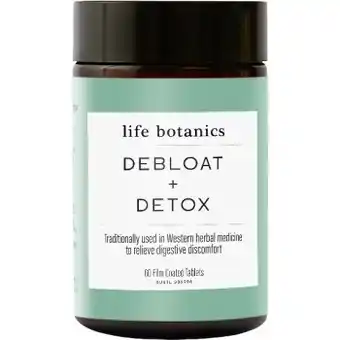 healthylife Life botanics debloat and detox, 60  tablet offer