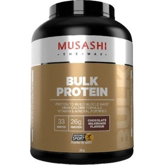 healthylife Musashi bulk protein chocolate milkshake 2kg offer