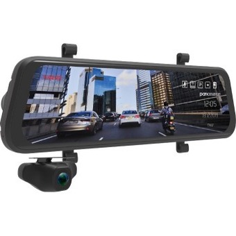 Autobarn Parkmate 9.6” clip on rearview mirror with dual dvr & reverse camera monitor offer